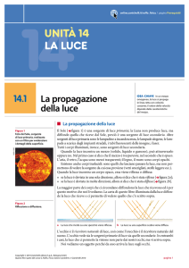 Propagazione della luce - Zanichelli online per la scuola
