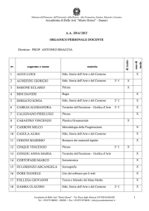 organico docenti a.a. 2014_15