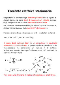 Corrente elettrica stazionaria