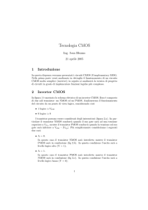 Logica CMOS statica - Corsi di Laurea a Distanza