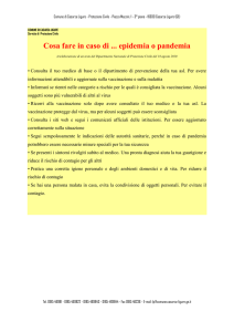 EPIDEMIA PANDEMIA - Comune di Casarza Ligure