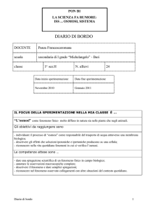 L`osmosi - Scuola Media Statale MICHELANGELO