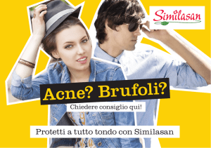 Per sapere perché si forma l`acne e come va trattata