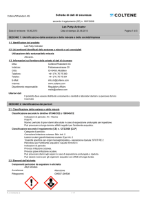 Scheda di dati di sicurezza