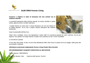 ALOE VERA Forever Living - 88 Alimenti per animali