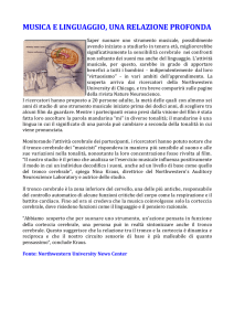 musica e linguaggio, una relazione profonda