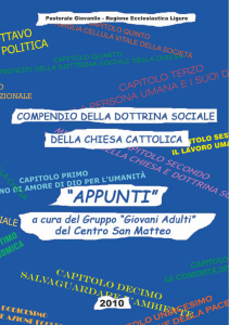 compendio della dottrina sociale della chiesa cattolica