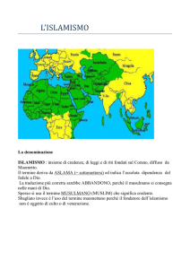 l`islamismo - Liceocopernico.it