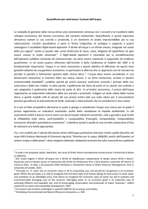 1 Quantificare per valorizzare: il prezzo dell`acqua Le