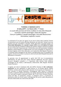 torino, 6 marzo 2015 8 gallery, via nizza 230, 1° piano