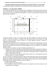 Simulazione della seconda prova dell`esame di