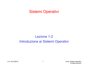 Sistemi Operativi