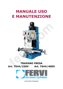 manuale uso e manutenzione