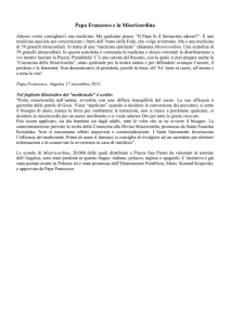 Papa Francesco e la Misericordina