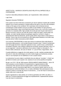 ASPETTI ETICI , GIURIDICI E DEONTOLOGICI RELATIVI ALL