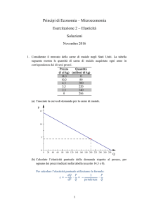 Esercitazione 02. Elasticità - e-Learning