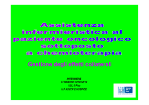 Genovesi-Assistenza infermieristica al paziente