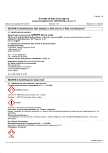 Scheda di dati di sicurezza