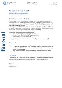 Analisi dei dati con R