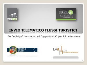 Sistema Informativo Integrato sul Turismo RADAR