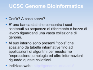 UCSC Genome Bioinformatics
