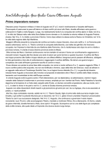 Biografia di Gaio Giulio Cesare Ottaviano Augusto