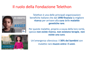 Lezione Tacito Telethon - liceocorneliotacito.gov.it