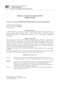 Musica d`insieme per strumenti a fiato