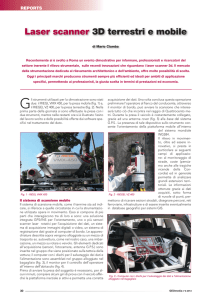 Laser scanner 3D terrestri e mobile