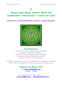“Karuna Kripa Marga Anahata Bhakti Om” Compassione e
