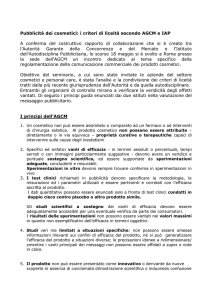 Pubblicità dei cosmetici: i criteri di liceità secondo AGCM e