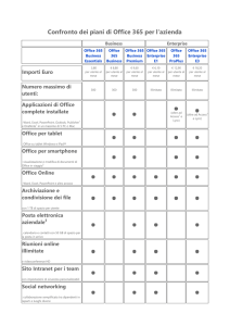 Piani Office 365