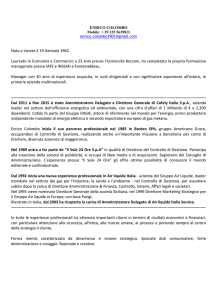 Nato a Varese il 19 Gennaio 1962. Laureato in Economia e