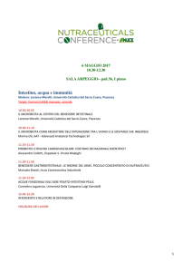Intestino, acqua e immunità