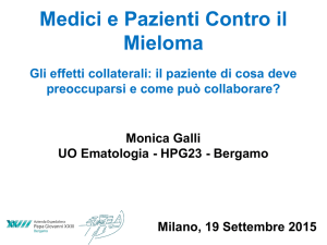 Diapositiva 1 - Ematologia Pavia