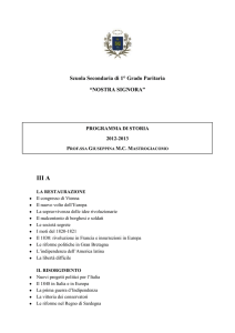 Scuola Secondaria di 1° Grado Paritaria “NOSTRA SIGNORA”