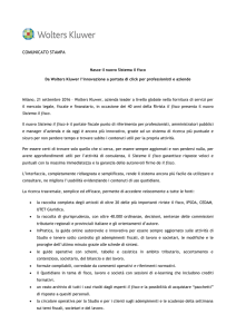 COMUNICATO STAMPA