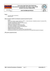 Università degli Studi della Basilicata Documento di