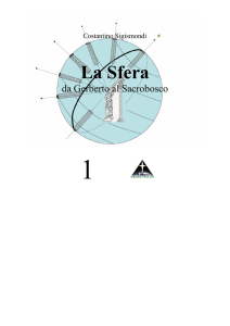 libro La Sfera da Gerberto al Sacrobosco
