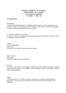 Latino - Liceo Classico "Mario Cutelli"