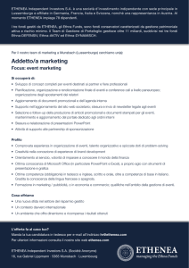Addetto/a marketing - Ethenea Independent Investors SA