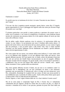 Prima omelia - Grotte.info