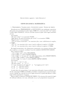 Dispensa di Logica - Matematica e Informatica