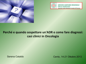 casi clinici in Oncologia