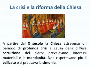 La crisi della Chiesa e le Crociate