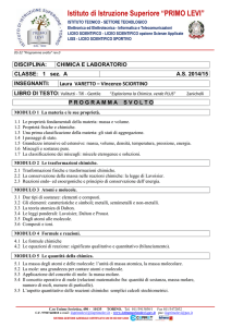 Istituto di Istruzione Superiore “PRIMO LEVI”
