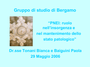 PNEI L`organismo per mantenere l`equilibrio si avvale di quattro