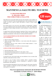 mantieni la salute del tuo seno