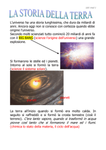 Scienze storia terra - ISISS Teodosio Rossi
