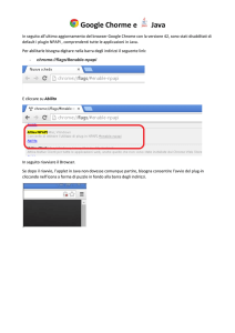 Google Chorme e Java